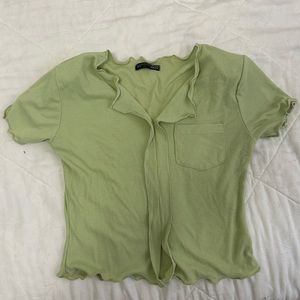 Green shirt! From Dazy. Never worn! Size XL put fits like a large!
